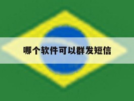 哪个软件可以群发短信