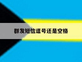 群发短信逗号还是空格