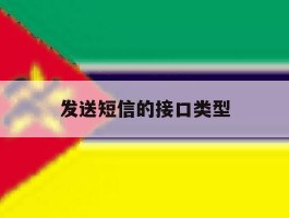 发送短信的接口类型