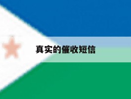 真实的催收短信