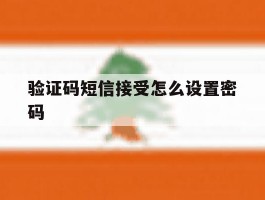 验证码短信接受怎么设置密码