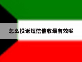怎么投诉短信催收最有效呢
