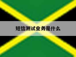 短信测试业务是什么