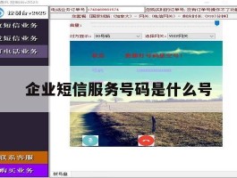 企业短信服务号码是什么号