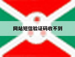 网站短信验证码收不到